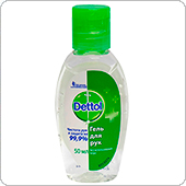 Антисептический гель Dettol для рук, 50 мл