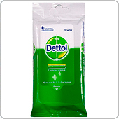 Антибактериальные салфетки Dettol, 10 штук