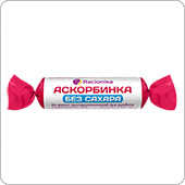 Аскорбинка (без сахара) Racionika, 10 таблеток