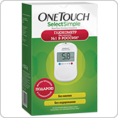 Глюкометр ВанТач СелектСимпл (OneTouch SelectSimple)