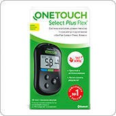 Глюкометр ВанТач Селект Плюс Флекс (OneTouch Select Plus Flex)