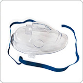 Маска взрослая для ингаляторов OMRON U22/С28/С29/С30/С24/C24 Kids/С20/C21/С900 (прозрачная)