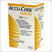 Ланцеты Акку-Чек Софткликс 200 штук (Accu-Chek Softclix)