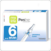 Иглы Пенфайн 6 мм (Penfine), 100 штук