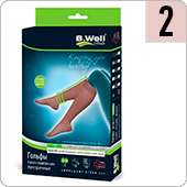 Гольфы компрессионные прозрачные B.Well JW-111 (I кл.компрессии, 2, цвет Natural)