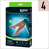 Гольфы компрессионные прозрачные B.Well JW-111 (I кл.компрессии, 4, цвет Natural)