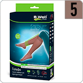Гольфы компрессионные прозрачные B.Well JW-111 (I кл.компрессии, 5, цвет Safari)
