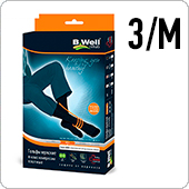 Гольфы компрессионные мужские плотные B.Well JW-127 (II кл.компрессии, 3/М, цвет Nero)