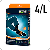 Гольфы компрессионные мужские плотные B.Well JW-127 (II кл.компрессии, 4/L, цвет Nero)