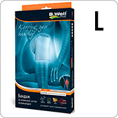 Бандаж на коленный сустав B.Well W-3314 L (серый)