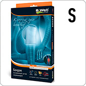 Бандаж на коленный сустав B.Well W-3314 S (серый)