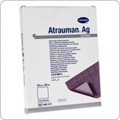 Серебросодержащая мазевая повязка HARTMANN Atrauman AG 10 x 10 см, 3 штуки