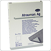 Серебросодержащая мазевая повязка HARTMANN Atrauman AG 5 x 5 см, 10 штук