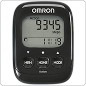 Шагомер электронный OMRON HJ-325 (черный)