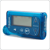 Инсулиновая помпа Medtronic Paradigm (Медтроник ММТ-722WWB) синего цвета