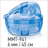 Инфузионный набор Mio MMT-941 (6 мм / 45 см) голубые, 10 штук