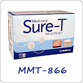 Инфузионный набор Sure-T MMT-866. Длина иглы 6 мм, трубочки - 80 см, 1 штука