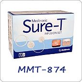 Инфузионный набор Sure-T MMT-874. Длина иглы 8 мм, трубочки - 60 см, 1 штука