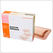Повязка адгезивная Smith&Nephew ALLEVYN ADHESIVE (12,5 x 12,5 см), 10 штук