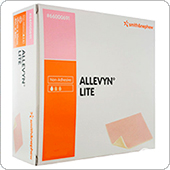 Повязка стерильная неадгезивная Allevyn Lite / АЛЛЕВИН ЛАЙТ (5 x 5 см), 20 штук