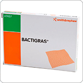 Повязка абсорбирующая Smith&Nephew BACTIGRAS (10 x 10 см), 10 штук