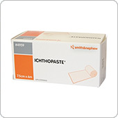 Бинт с оксидом цинка (цинковой пастой) и ИХТАМОЛОМ Smith&Nephew Ichtopaste (7,5 см x 6 м), 12 штук