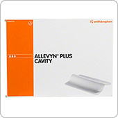 Повязка абсорбирующая ALLEVYN PLUS CAVITY / АЛЛЕВИН ПЛЮС КАВИТИ (10 x 10 см), 5 штук