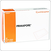 Мягкая фиксирующая повязка Smith&Nephew PRIMAPORE Adhesive / Примапор Адгезив (10 x 20 см), 20 штук