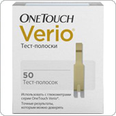 Тест-полоски OneTouch Verio IQ 50 штук (ВанТач Верио АйКью)