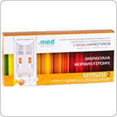 ИммуноХром-2-МУЛЬТИ-Экспресс (морфин и марихуана в моче), 1 тест