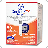 Тест-полоски Контур ТС 50 штук (Contour TS)