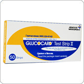 Тест-полоски Глюкокард II 50 штук (Glucocard II или 2)