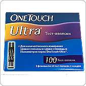 Тест-полоски Ван Тач Ультра 100 штук (OneTouch Ultra)