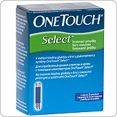 Тест-полоски Ван Тач Селект 50 штук (OneTouch Select)