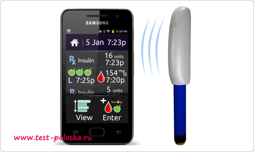Ручка - монитор для контроля введенного инсулина