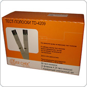 Тест-полоски Клевер Чек TD-4209 50 штук (оранжевые)