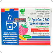 Арнебия - C 300 горячий напиток с ягодным вкусом, 10 пакетиков по 5,5 г