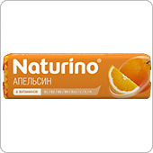 Naturino пастилки с витаминами (апельсин), 8 штук