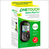 Глюкометр ВанТач Селект Плюс Флекс (OneTouch Select Plus Flex)