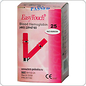 Тест-полоски ИзиТач (EasyTouch) гемоглобин, 25 штук
