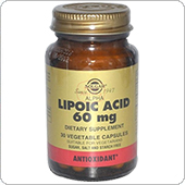 Solgar - Альфа-липоевая кислота 60 мг, 30 капсул