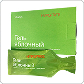 HypoFree - Гель от гипогликемии в пакетике со вкусом яблока 1 хе, 10 штук