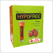HypoFree - Гель от гипогликемии со вкусом клюквы 1 хе, 10 штук