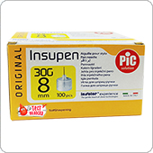Иглы Инсупен 8 mm (30G Insupen), 100 штук