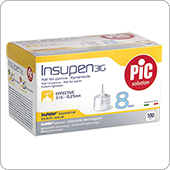 Иглы Инсупен 8 mm (31G Insupen), 100 штук