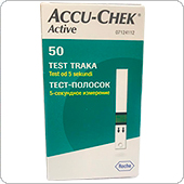 Тест-полоски Акку-Чек Актив 50 штук (Accu-Chek Active)