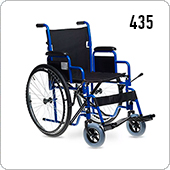 Кресло-коляска Армед H-003 (механическая, стальная, 17 дюймов)