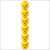 Столбик голов LEGO Лея в радости (пластик)
