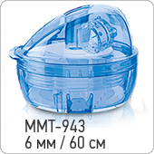Инфузионный набор Mio MMT-943 (6 мм / 60 см) голубые, 10 штук