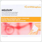 Прокладка неадгезивная из хлопка и полиэстера MELOLIN NON STERILE / Мелолин (10 x 20 см), 75 штук